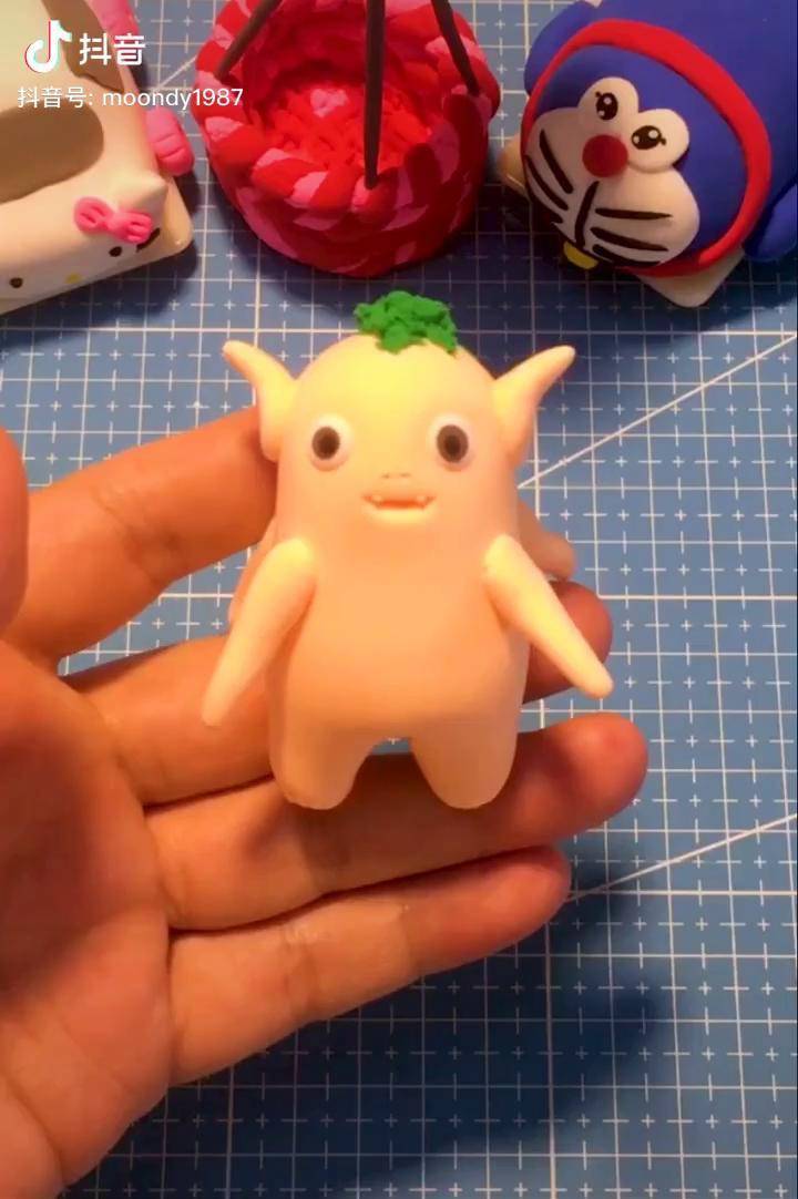 胡巴真的好萌简单易学手工粘土