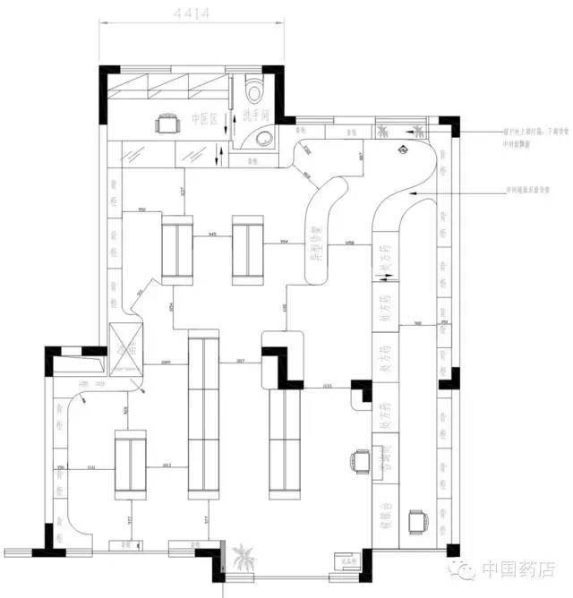 模拟药房平面图图片