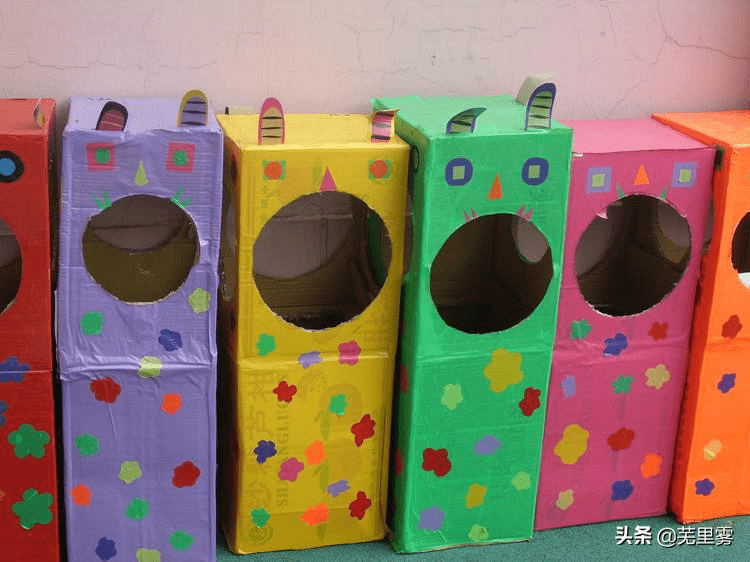 纸箱类游戏,宅家孩子创新力练习_玩法_家长_彩笔