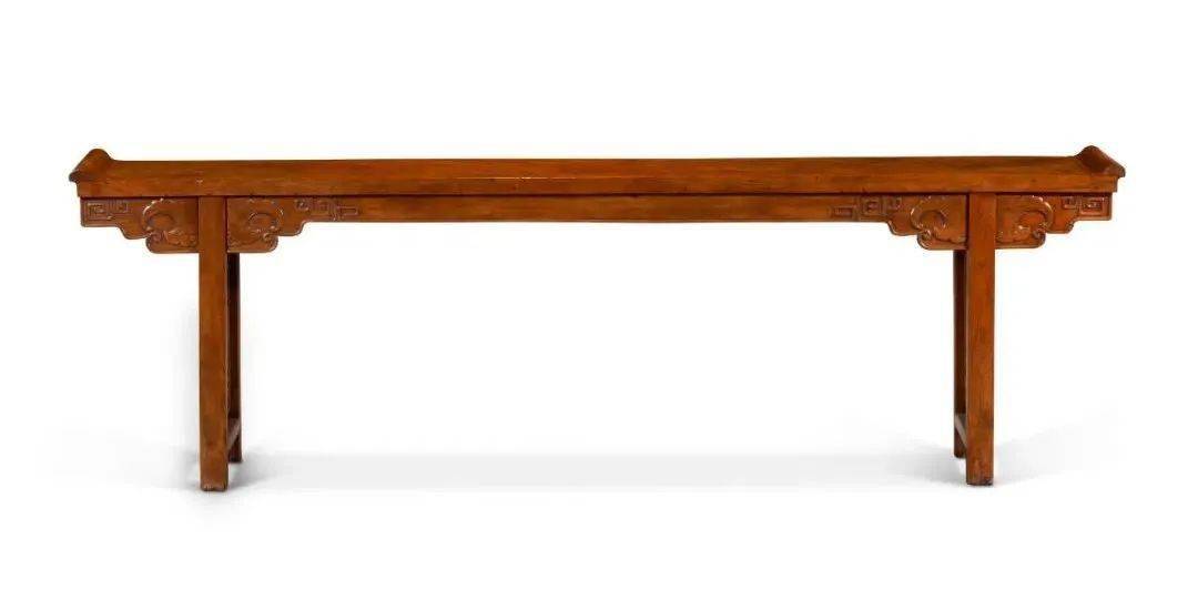 十七世纪黄花梨象纹翘头案领衔佳士得拍卖专场 黄花梨案类拍卖价top 10 红木家具 现代钱币收藏网