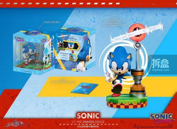 FIRST 4 FIGURES SONIC 音速小子 刺猬索尼克 雕像摆件