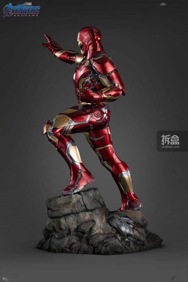 复仇者联盟QUEEN STUDIOS 漫威 复仇者联盟 钢铁侠MK43 1/4全身雕像