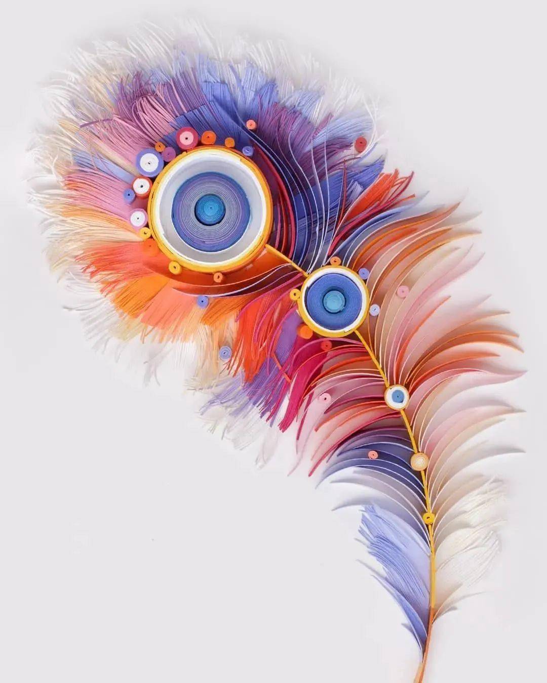 美到惊艳绝伦,俄罗斯美女艺术家用衍纸打造出3d的奇幻世界_作品展