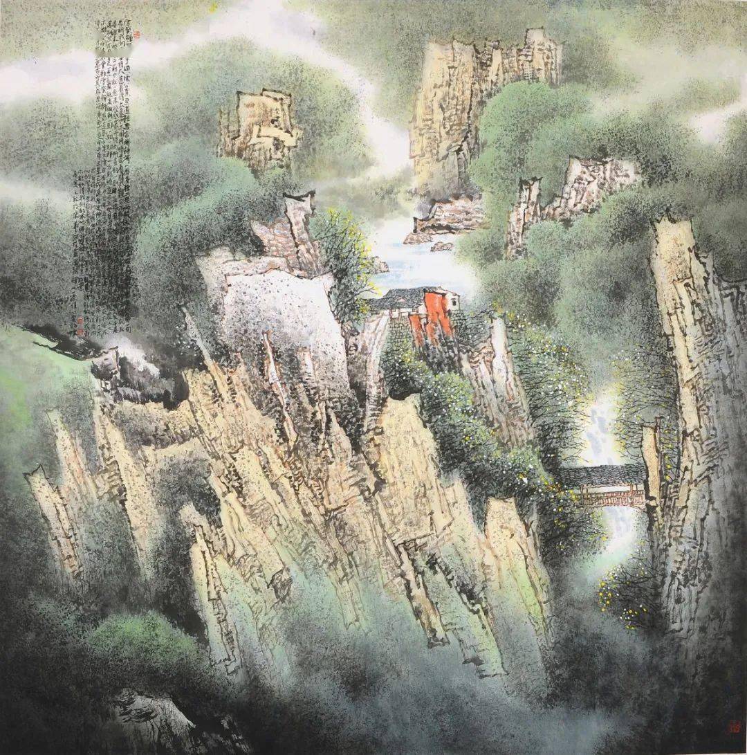 厚重平拙,苍茫雄浑的西部山水画_展览_北京画院_作品