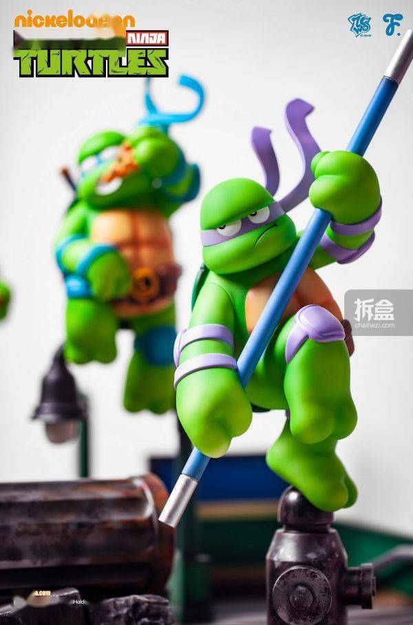 拉斐尔愚者乐园 TMNT 忍者神龟 李奥纳多 米开朗基罗 潮玩摆件