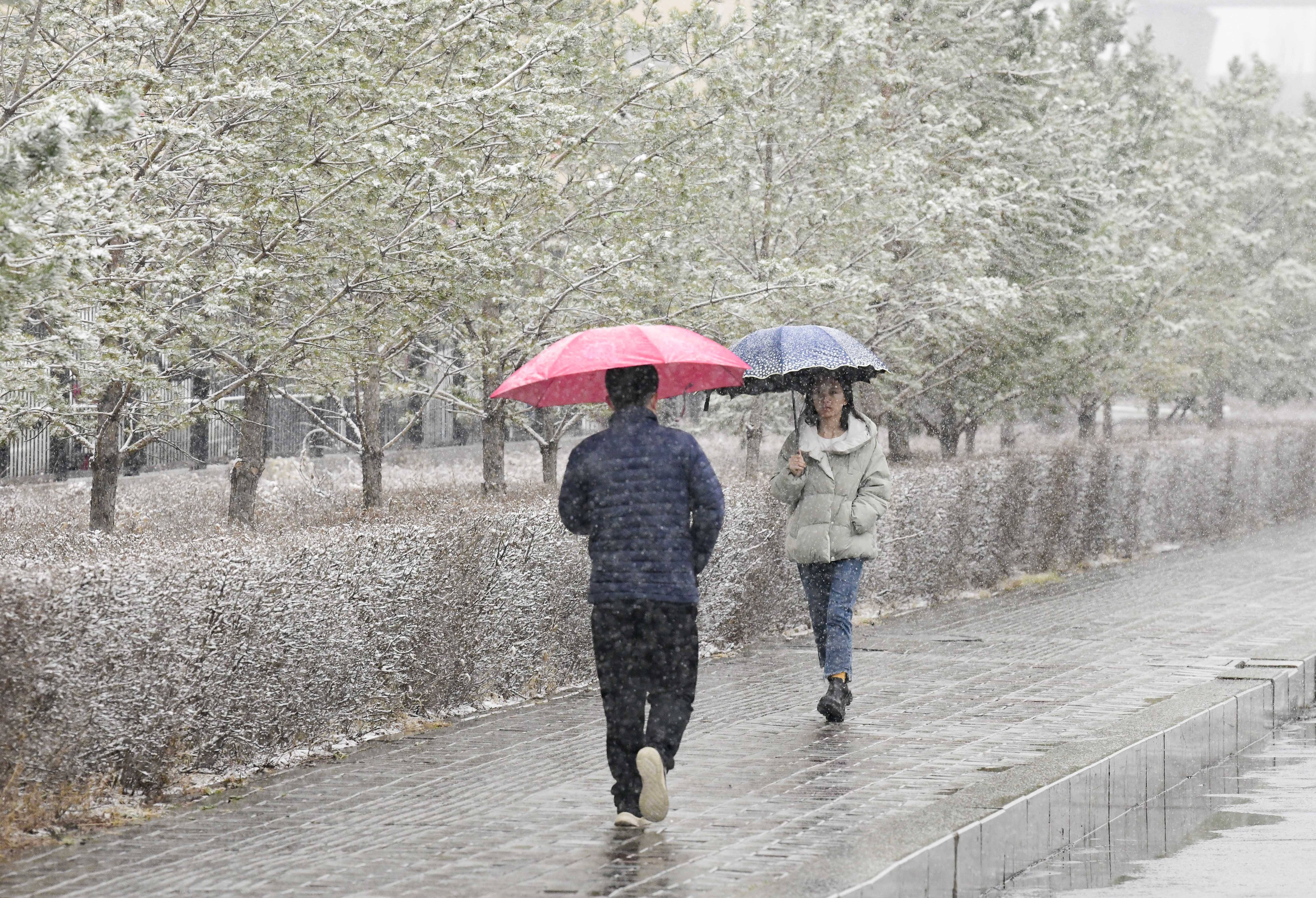 北方多地出现降雪天气