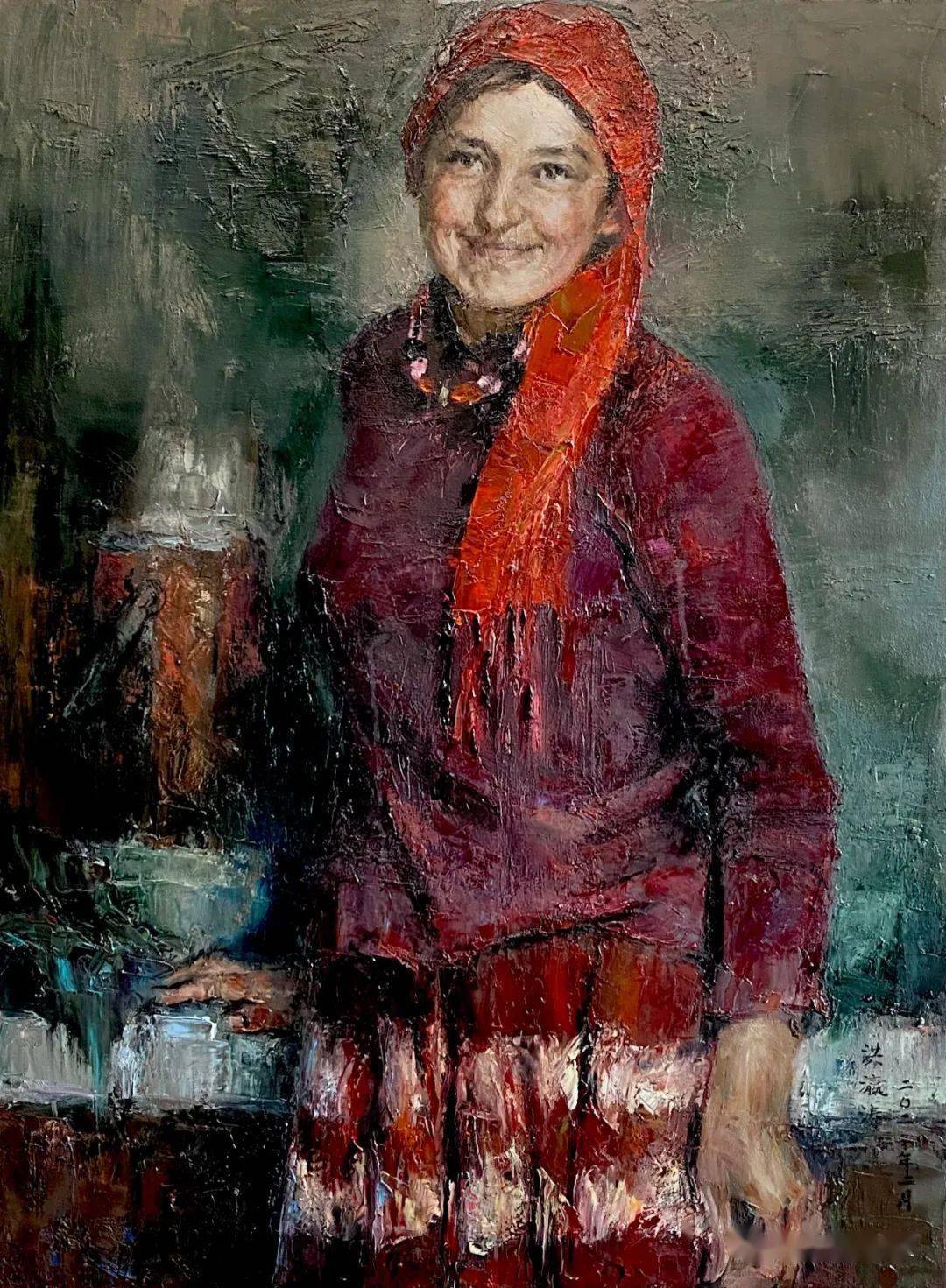 包头首届女画家作品太惊艳!_cm_艺术界_油画