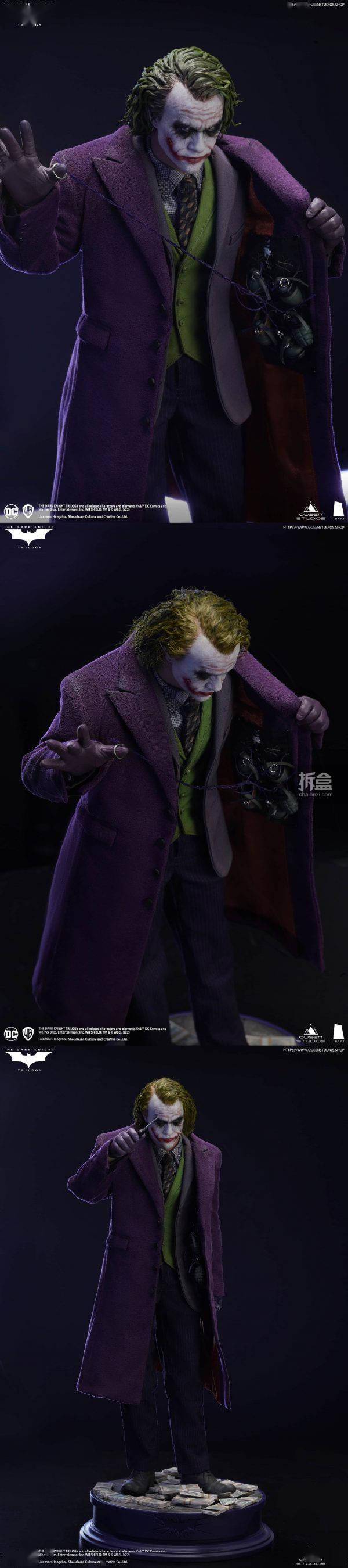 QueenQueen Studios × INART 新品：1/6《蝙蝠侠：黑暗骑士》-Joker希斯·莱杰【多版本】