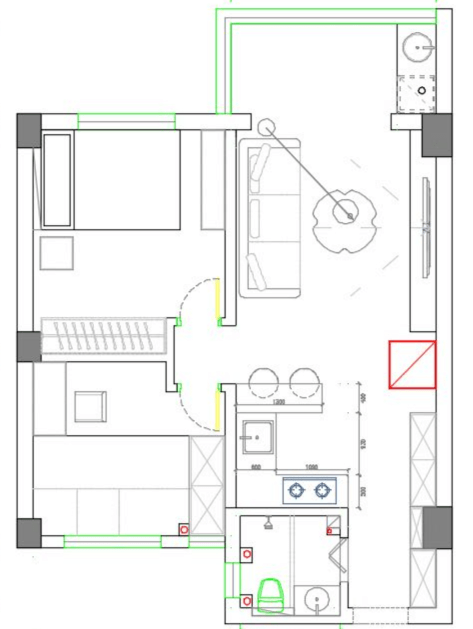 小屋把47平老破小改成理想小屋，她的装修经太值得参考了