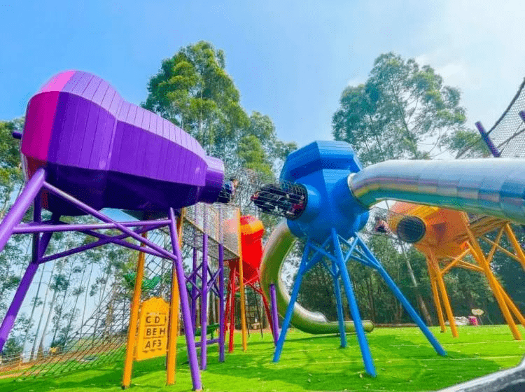 赏花遛娃两不误周末一起踏春去宜宾这个10000㎡的游乐园189耍一天