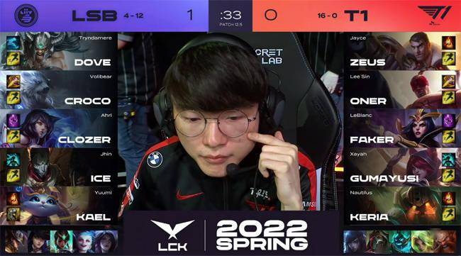 盲僧|LOL-LCK：小吕布薇恩圣银弩箭斩获三杀，T1让一追二LSB豪取17连胜