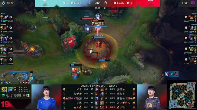 中路|LOL-LPL：Cryin瑞兹惨遭老队友针对，RNG“顶级拉扯”2-0横扫UP