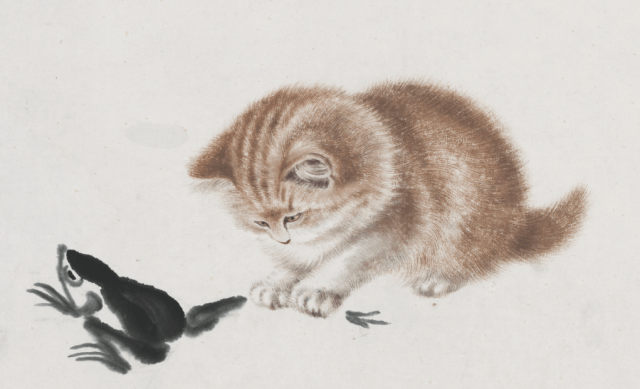 100幅国画猫,太全了~(附教程)_小猫_刘文_邢诚