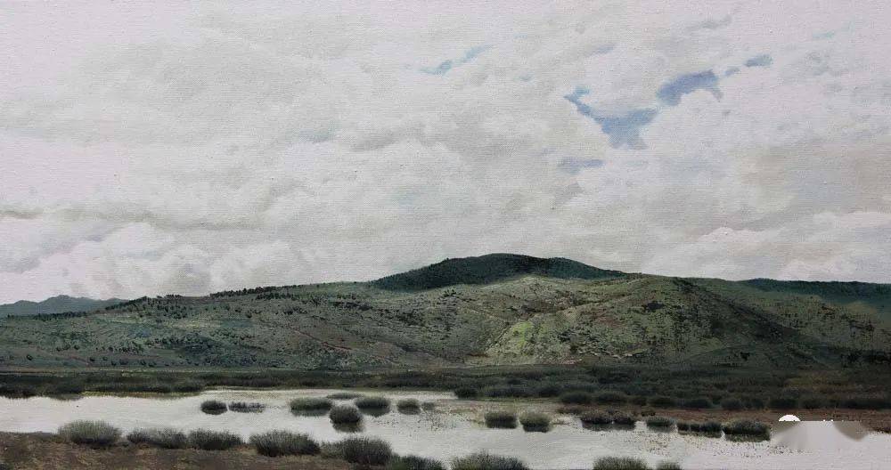 陈流油画及水彩风景作品