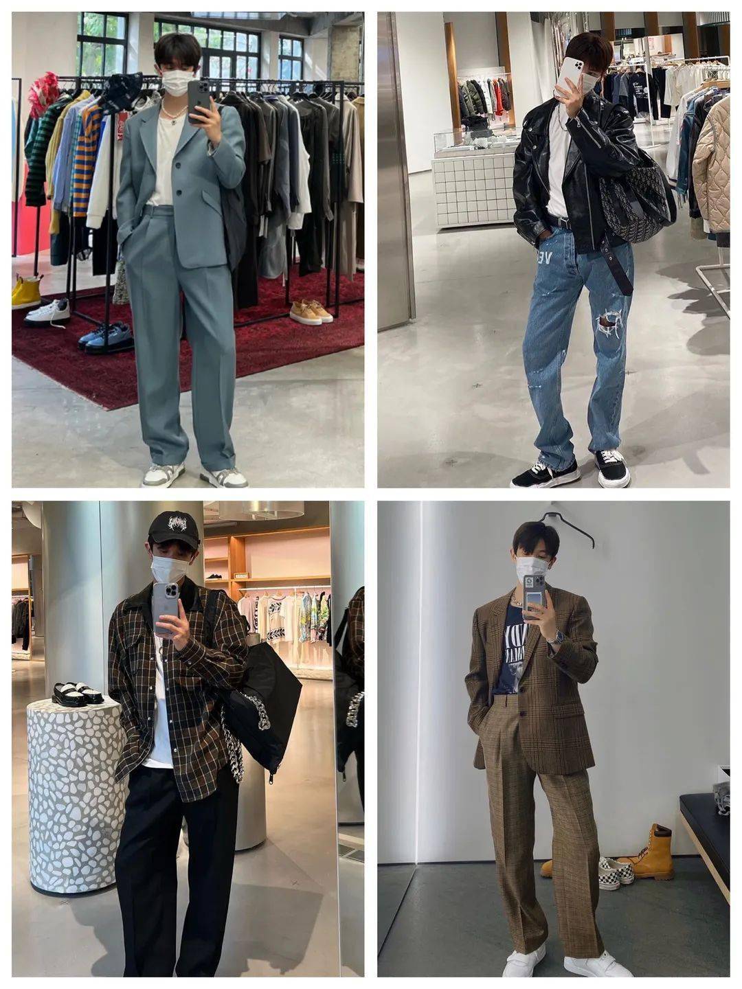 这几个男明星的私服穿搭堪称教科书模板!_包包_井柏然_李易峰