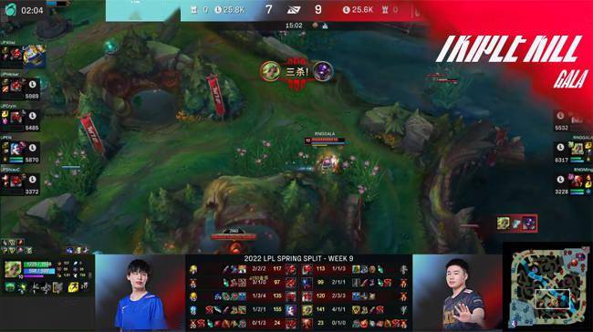 中路|LOL-LPL：Cryin瑞兹惨遭老队友针对，RNG“顶级拉扯”2-0横扫UP