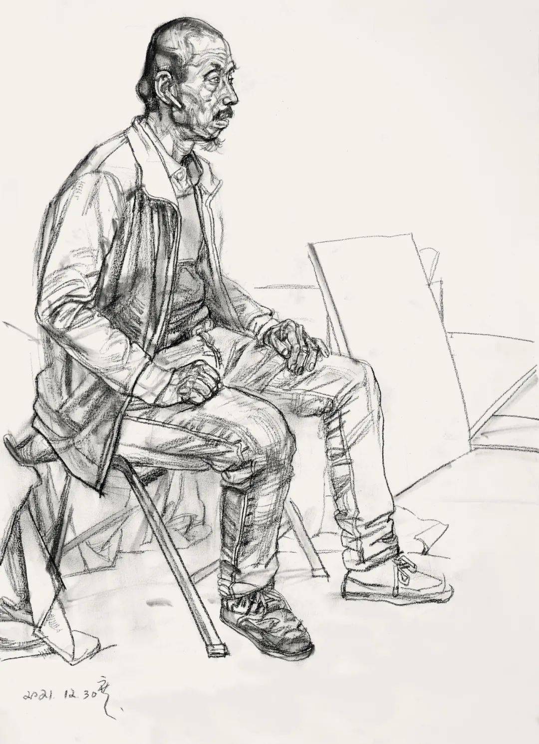 中国传媒大学教授李宽人物速写