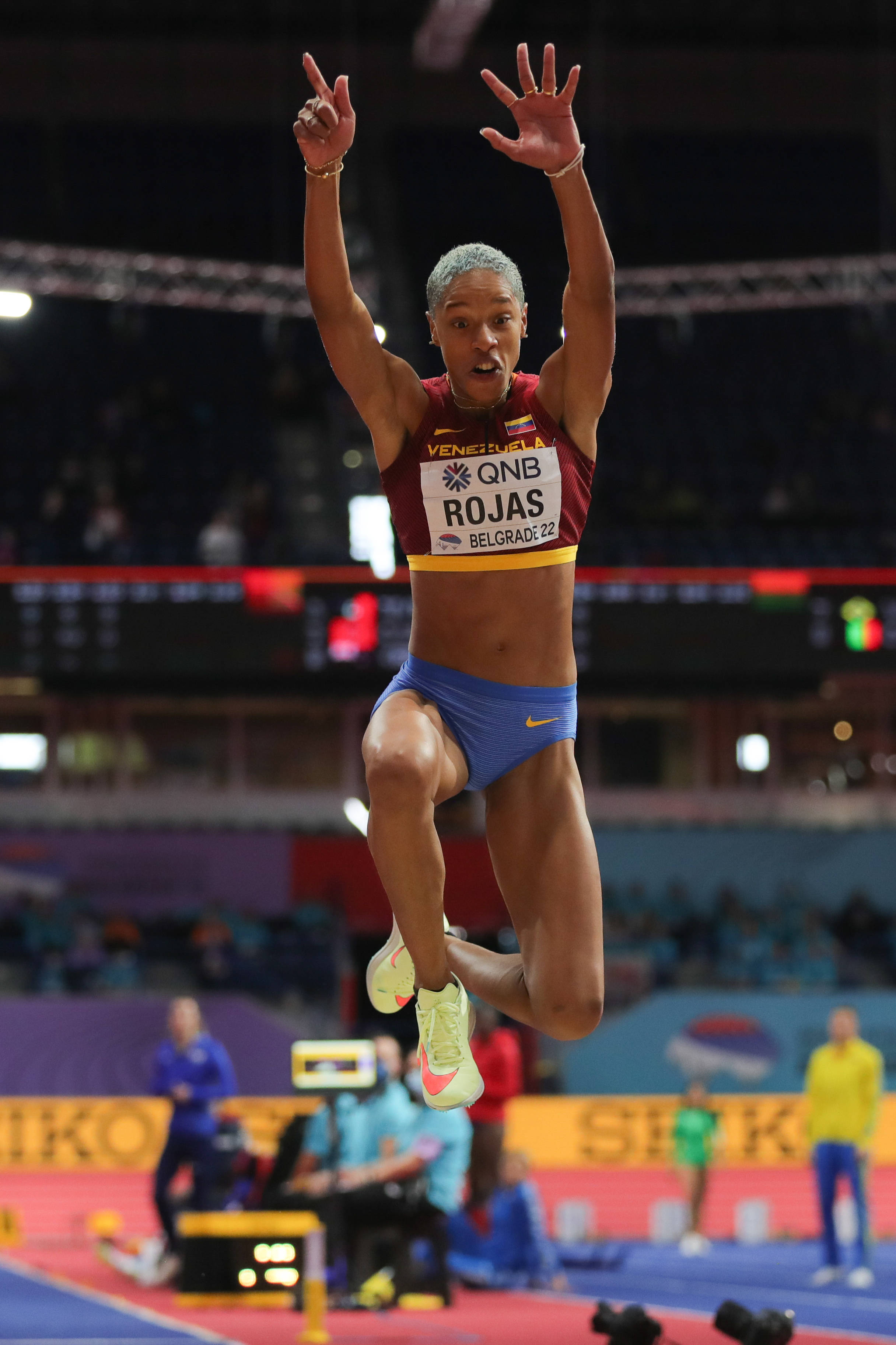 罗哈斯|不满足于女子三级跳远世界纪录，罗哈斯立志要跳过16米