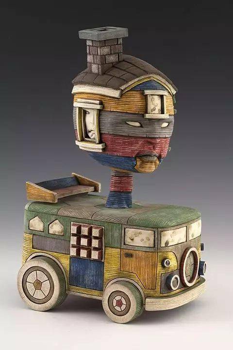 美国雕塑家calvin ma的古怪小人雕塑作品_芥子园_画谱_中国画