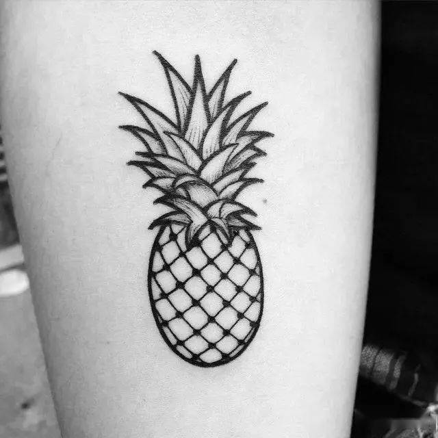 各式各样的水果纹身.