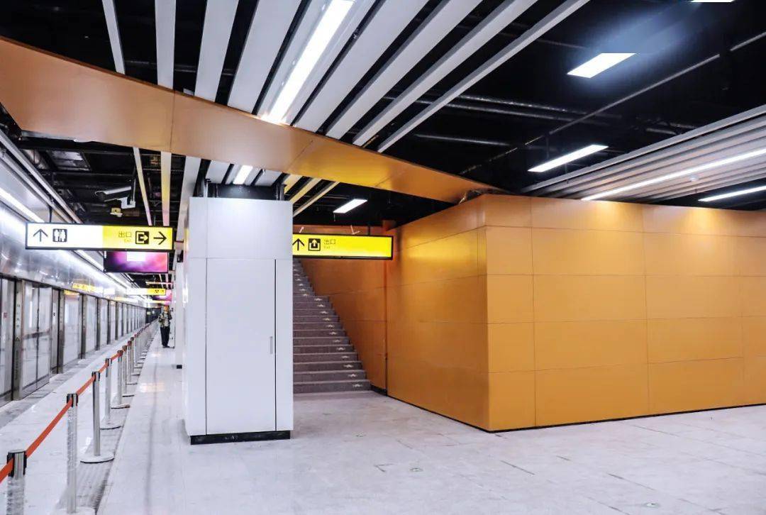 窥看四号线样板车站复盛站即将定妆亮相