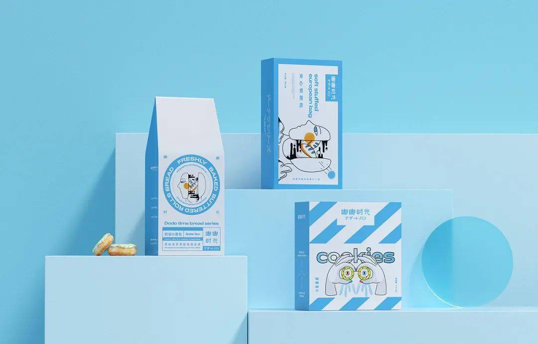 食品|早餐有着落了!这些烘焙食品包装设计,颜值也能当“饭”吃!