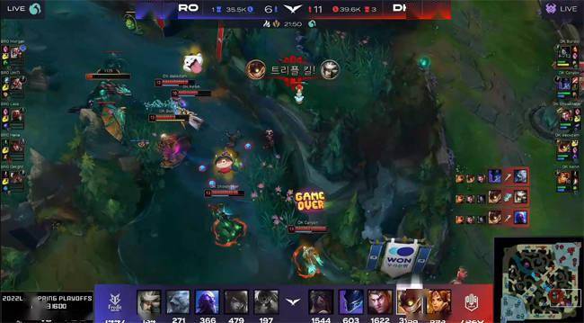 阿卡丽|LOL-LCK：Canyon梦魇“鬼影重重”融化后排，DK 3-0季后赛淘汰BRO