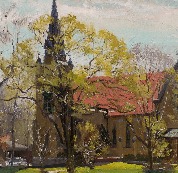 酷爱画中国风景油画美国画家josephpaquet