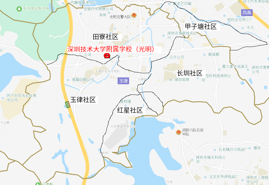 学区为:东周社区,光明社区,翠湖社区,楼村社区.