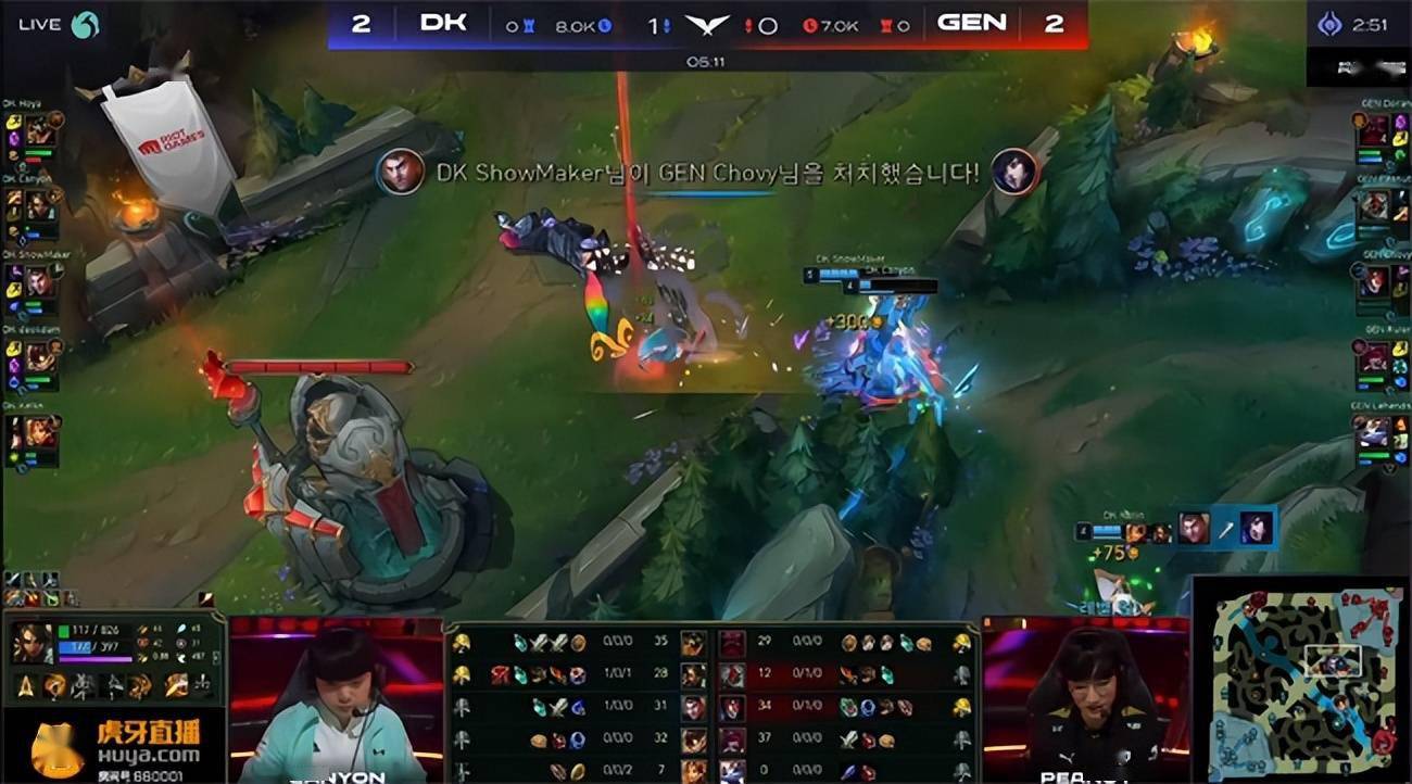 石头人|LOL-LCK：GEN落后一万经济逆天翻盘，3-2险胜DK晋级决赛