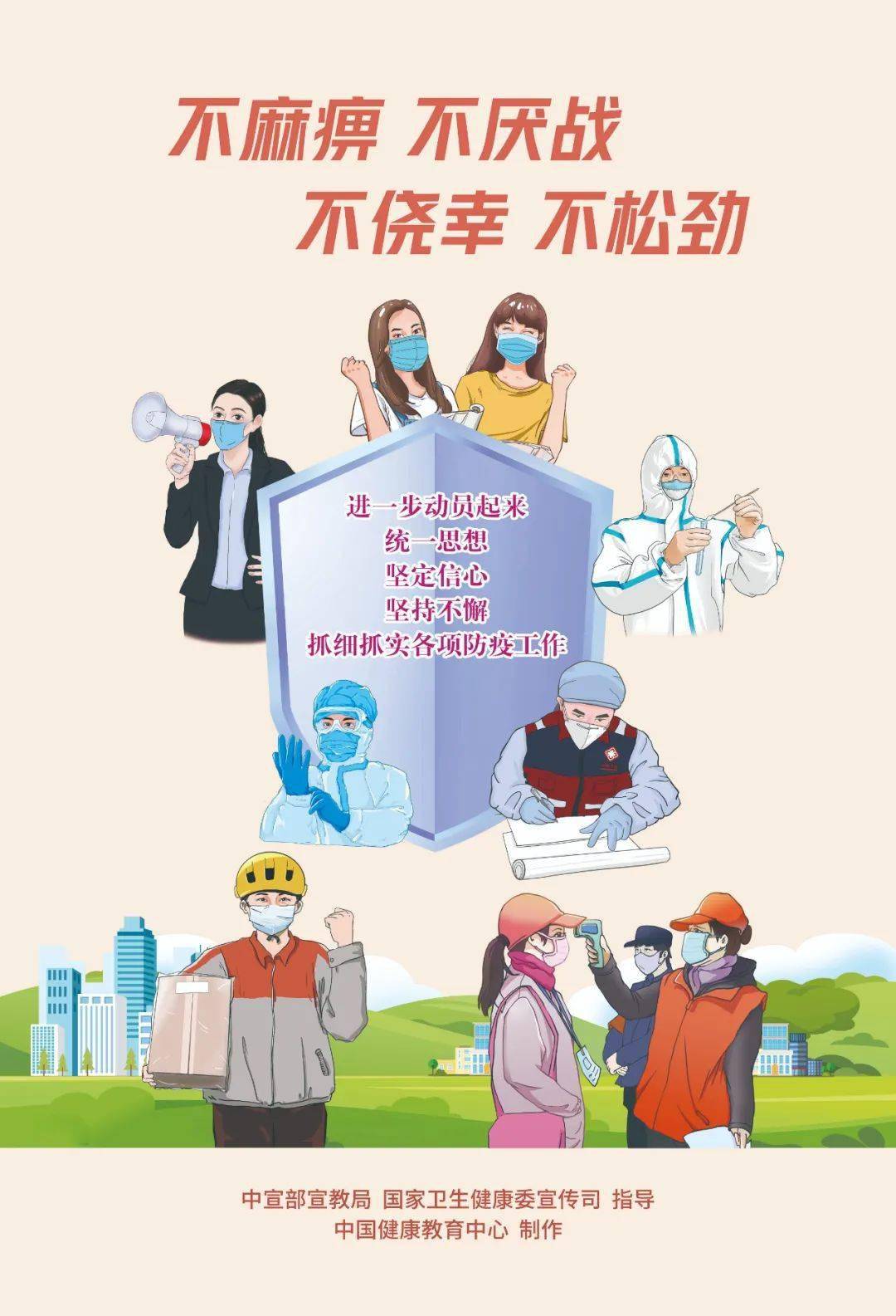 海报新冠肺炎疫情防控和疫苗接种宣传海报来了！