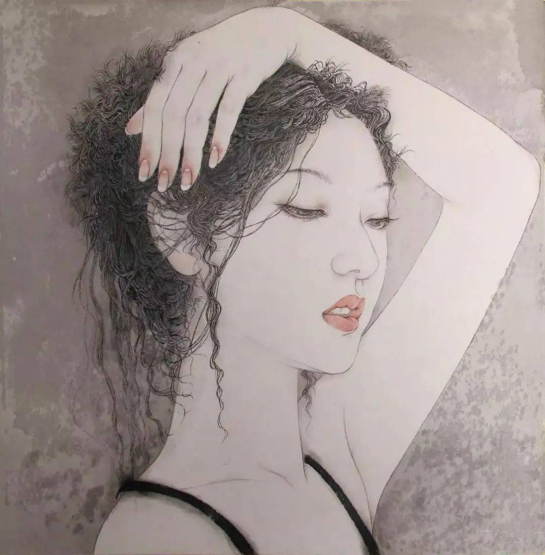 淡雅高贵:杨佩璇作品_cm_系列_丝网