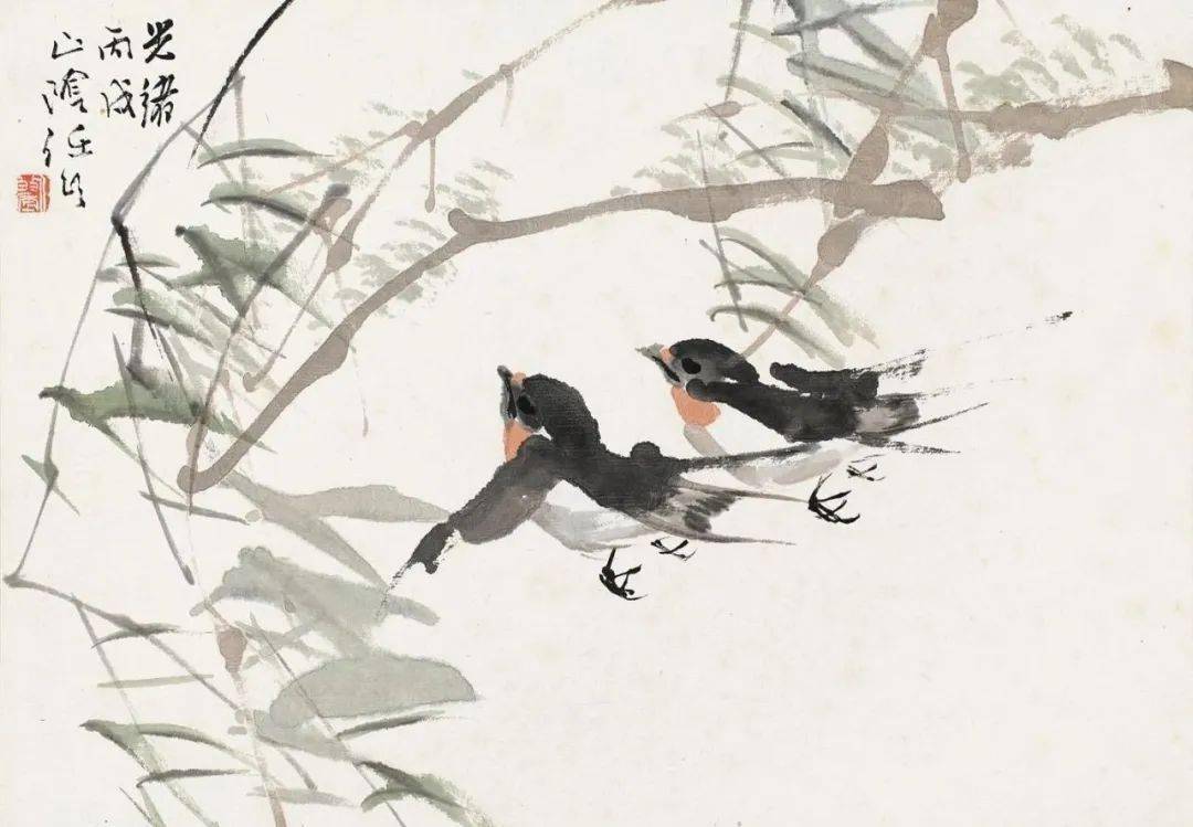 任伯年_燕子_飞燕