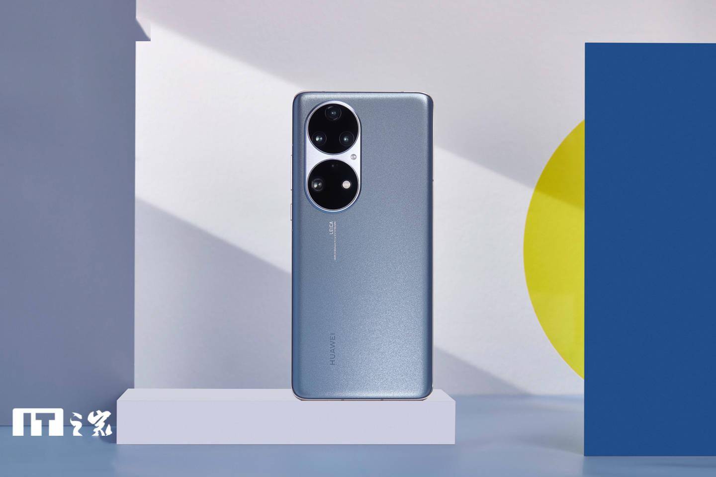 it之家开箱华为p50pro星河蓝云锦白丹霞橙图赏