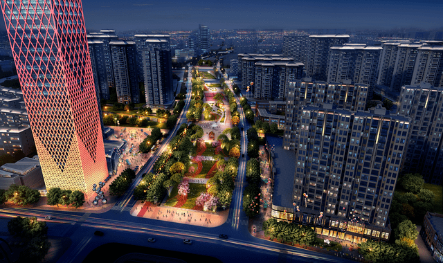 打造洛阳形象窗口王城桥北全市地标性cbd示意图2019年西工区首次提出