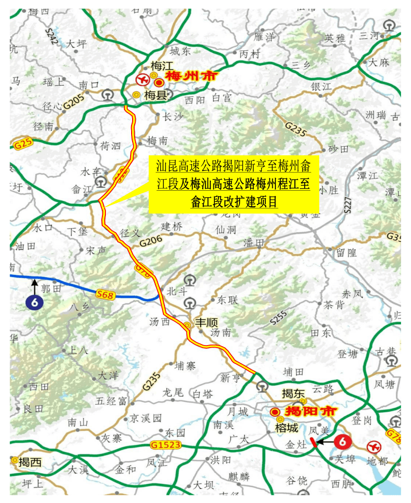 韶惠高速详细线路图图片