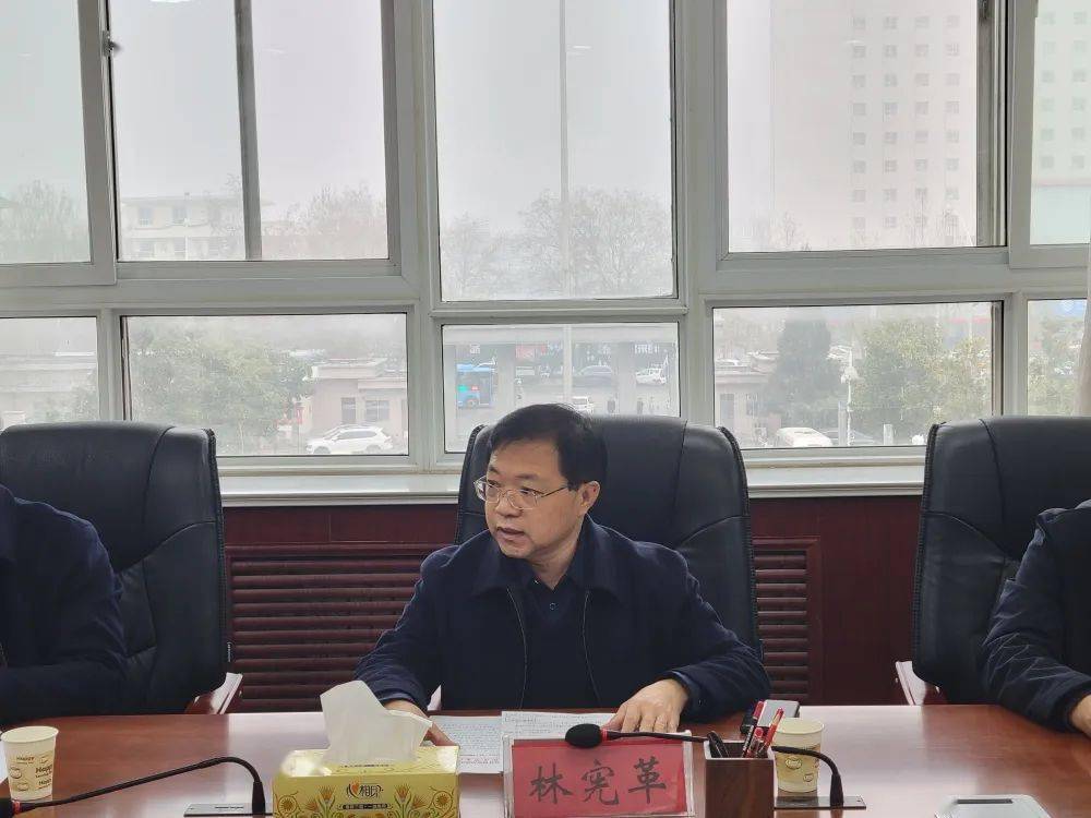 防控指挥部群防群控专班副组长市委组织部分管日常工作副部长林宪革到