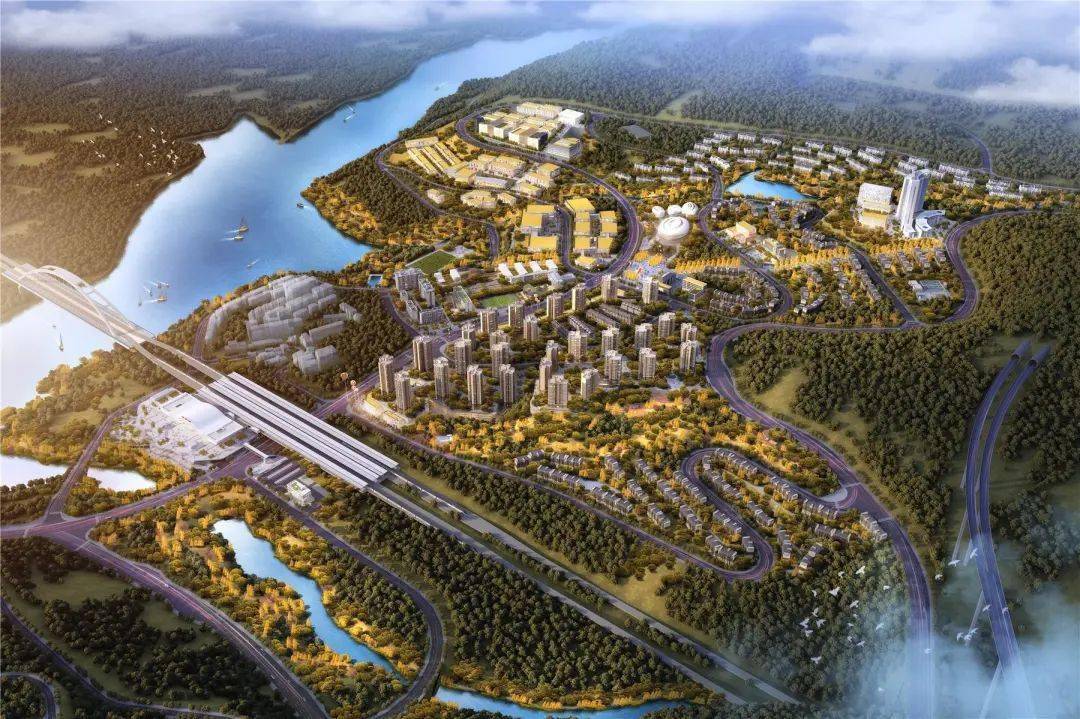 云阳县黄石高铁新城中心广场是集群众集会,应急避难,休闲娱乐等于一体