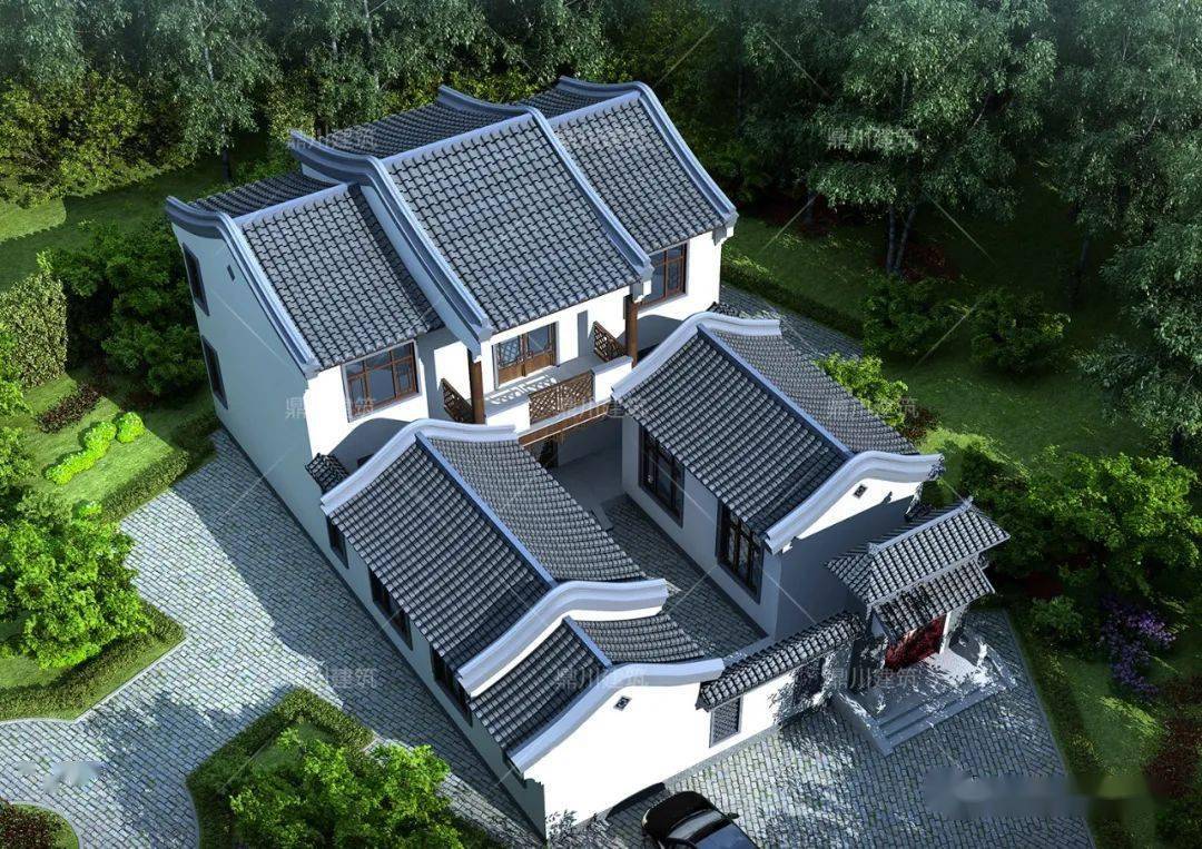 绝美9款农村中式合院设计赏景最好是江南居息最好是合院