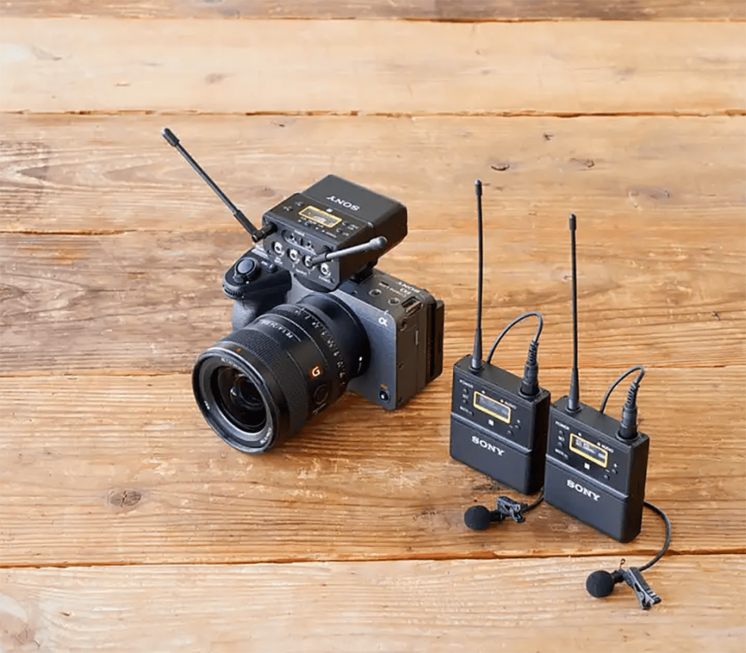 索尼新款urx-p41d双通道无线话筒接收器,uwp-d27两发一收套装_进行_摄