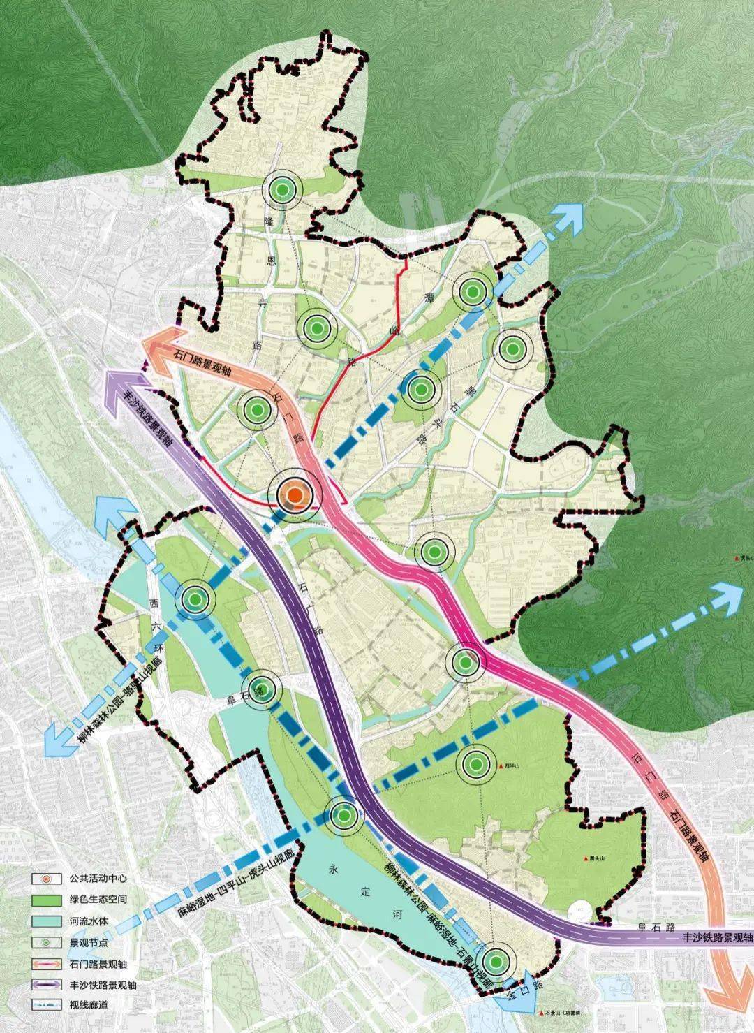 石景山道路规划图片