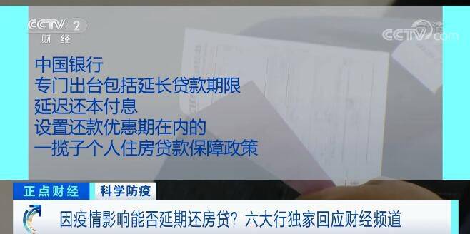 六大银行独家回应房贷延期还款政策满足条件客户可申请