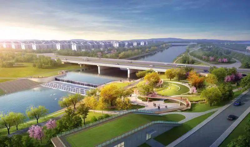 橡胶坝充水成功主城区西门将添新水景