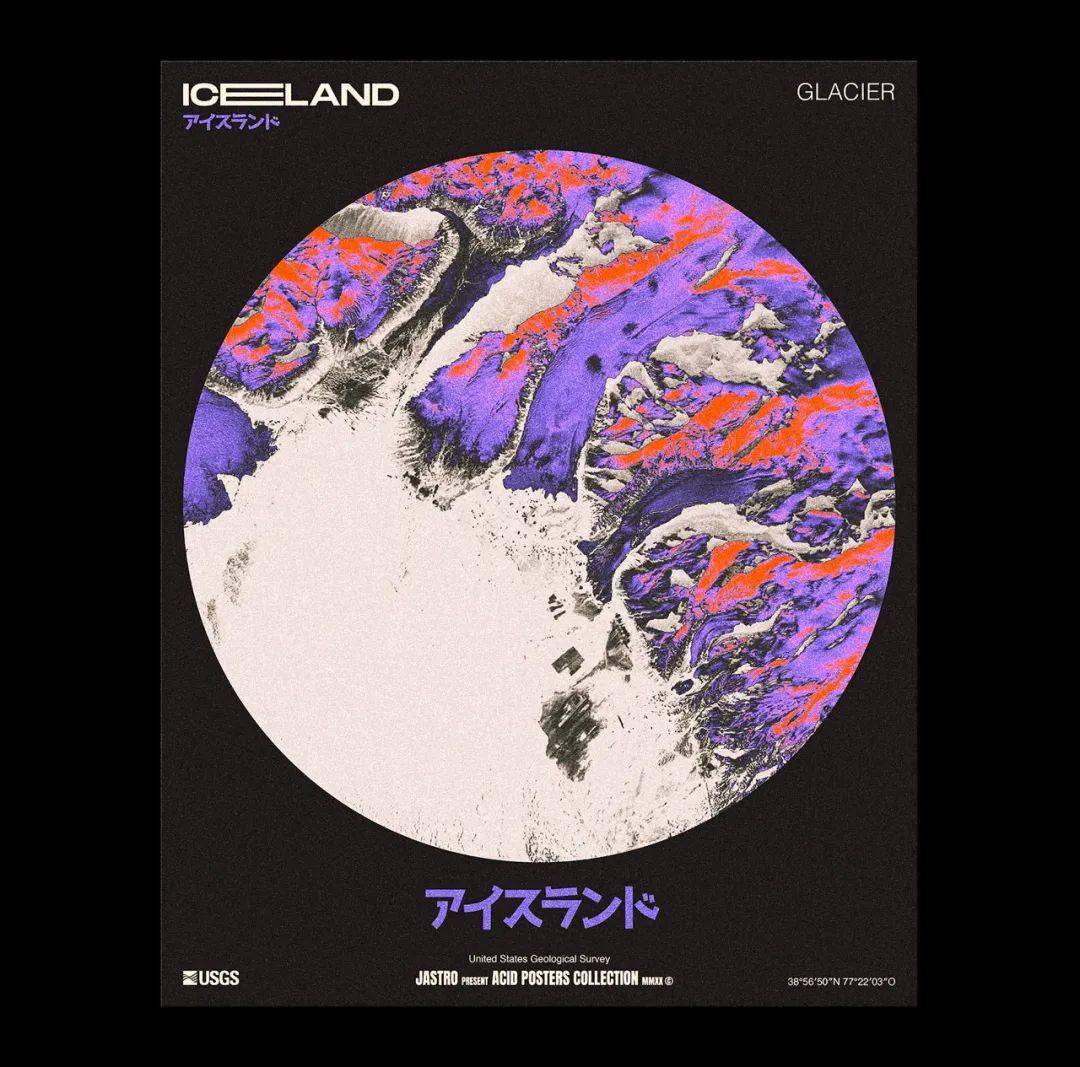 这组酸性海报作品获得behance67官方推荐