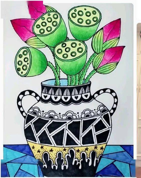 创意儿童画创意美术临摹卡