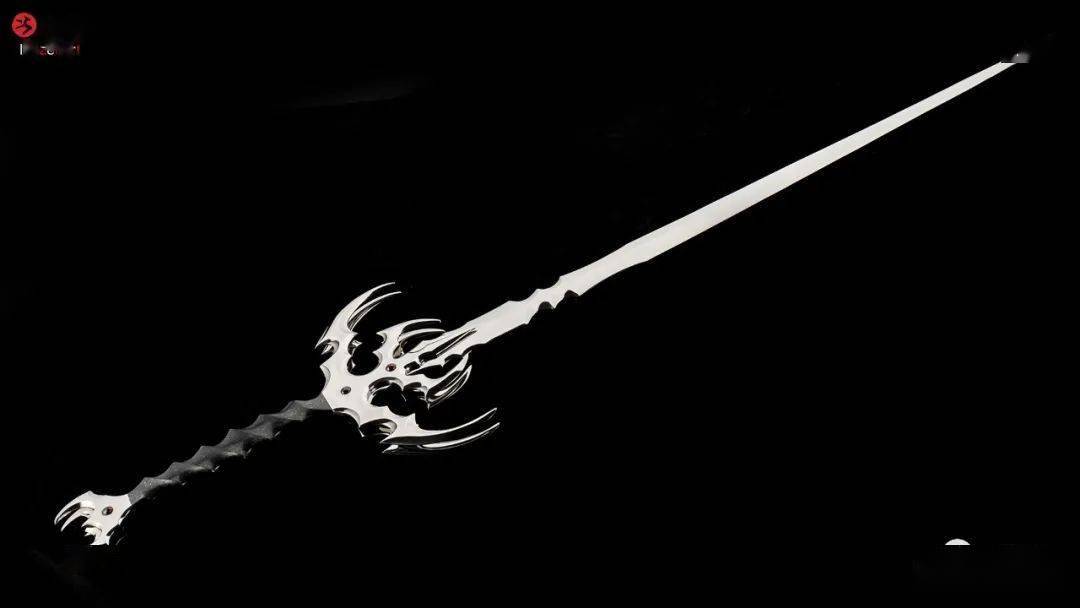 "黑龙"长剑全长94.5厘米,刃长65厘米,重1745克.