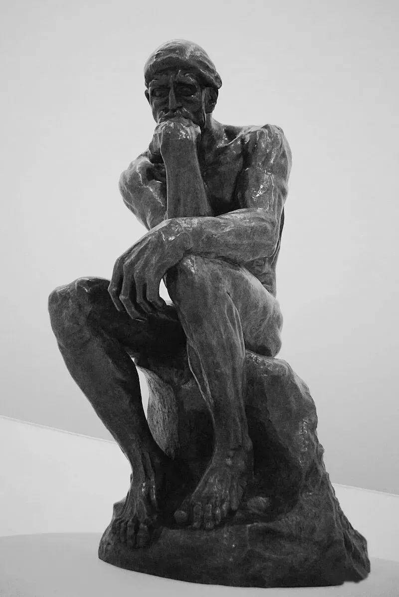 永远的思想者 | auguste rodin_雕塑_奥古斯特·罗丹_欧洲