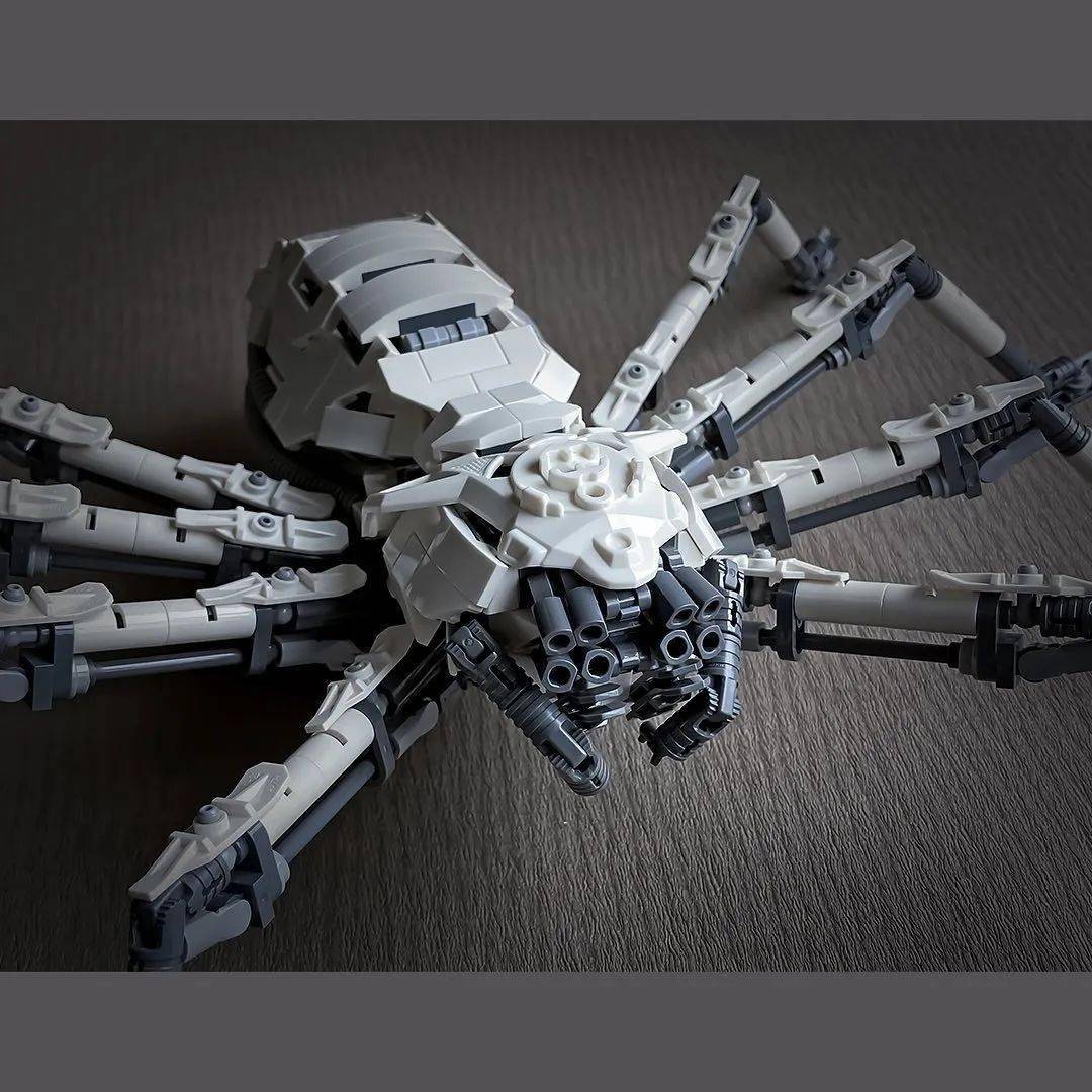 多图预警,机械生物高阶乐高玩法~_spider_fish_灵感