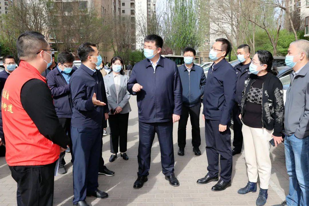 太原杏花岭区委书记侯森带队调研指导基层全员核酸检测准备工作
