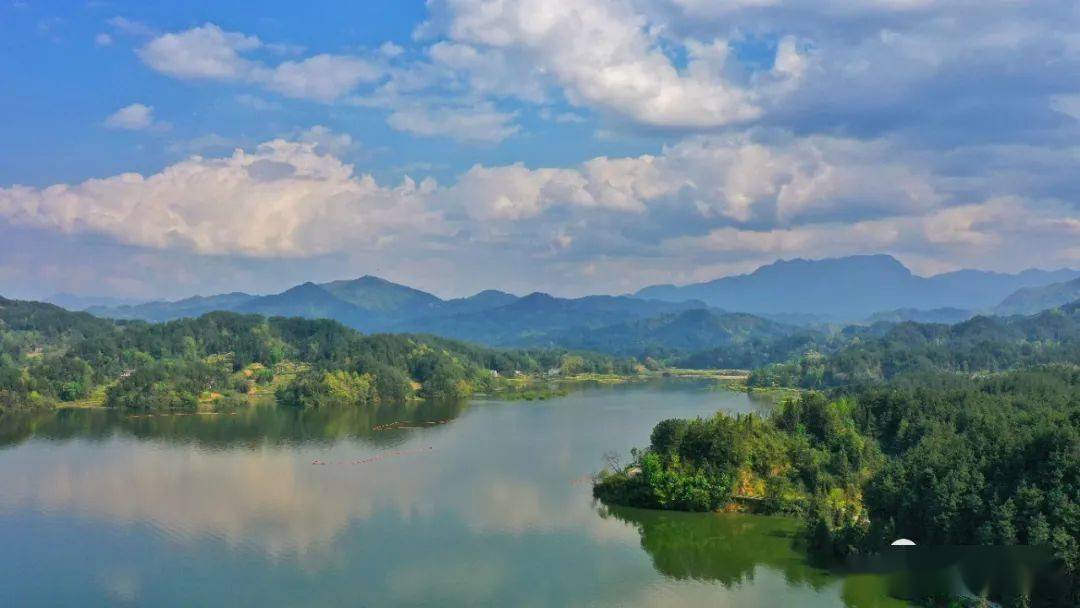 美丽南郑山水田园红寺湖